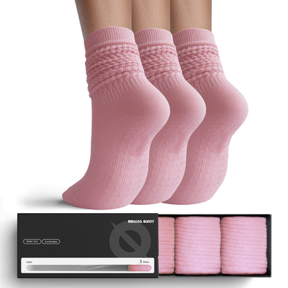 RollingBunny-Yoga-Pilates-Socks-for-Women-pink